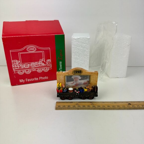 Vtg 1998 JCPenney Christmas Holiday Santa My Favorite Photo Train Week 39 READ - Picture 1 of 11